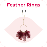 Svorky na bradavky Feather Rings
