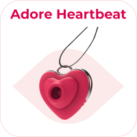 Adore Heartbeat, tlaková pomôcka, stimulátor klitorisu v tvare srdca
