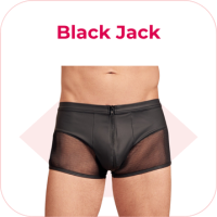 mesh boxerky, sieťované boxerky, boxerky Black Jack