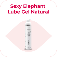 lubrikačný gél na vodnej báze, lubrikačný gél Sexy Elephant Natural