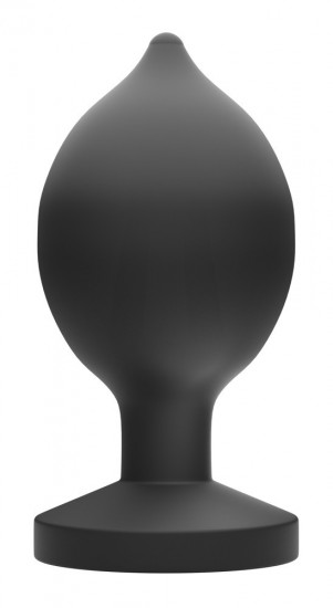RC nafukovací vibračný análny kolík s diaľkovým ovládaním (14,5 cm)
