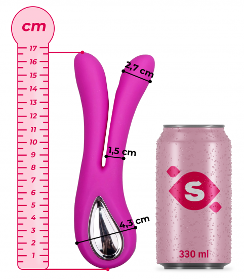 Párový vibrátor Lovelight (16,6 cm)