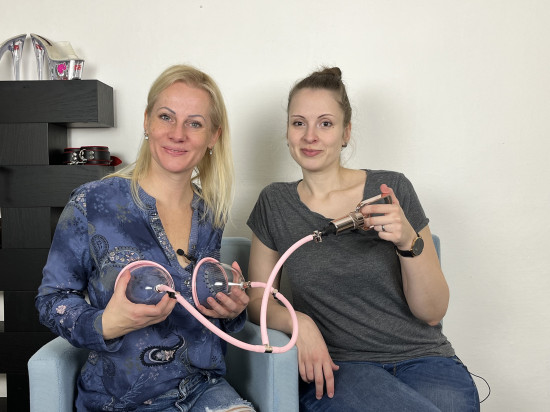 Vákuová pumpa na prsia Rose Gold