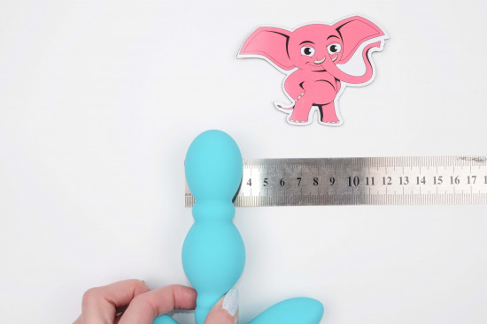 Vibračný análny kolík Funn Plug Turquoise (13,3 cm)