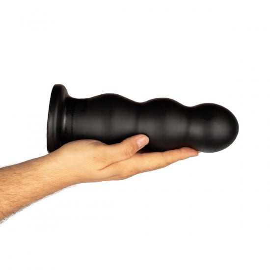 XXL análny kolík BUTTR Ribbed Butt Plug