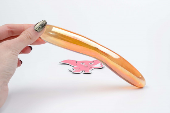 Sklenené dildo Sensualist (18 cm)