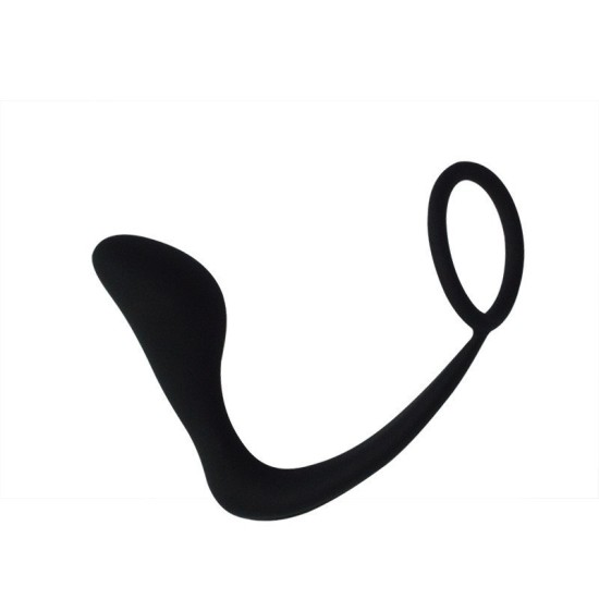 Análny kolík s erekčným krúžkom Ring & Plug (9,7 cm)