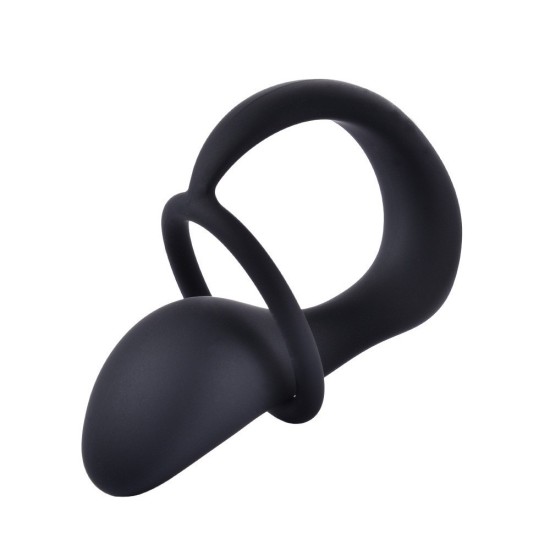 Análny kolík s erekčným krúžkom Ring & Plug (9,7 cm)