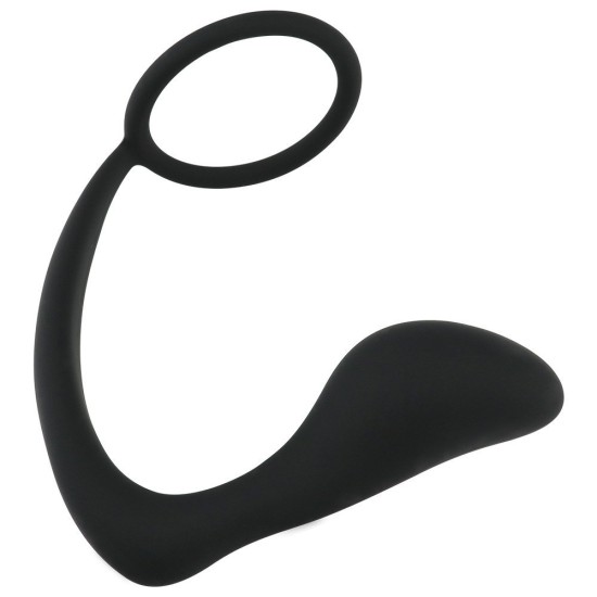 Análny kolík s erekčným krúžkom Ring & Plug (9,7 cm)
