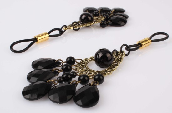 Svorky na bradavky Black Jewel