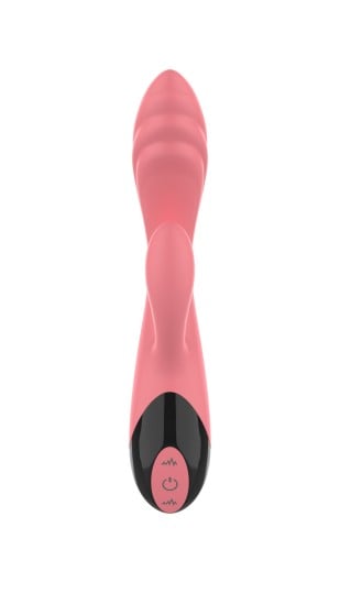 Vibrátor s výbežkom na klitoris Eleanor (19 cm)