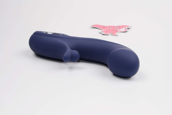 Vibrátor s výbežkom na klitoris Blissful G-Spot Thrill (20 cm)