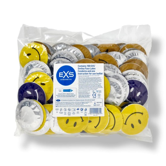 EXS Smiley Face Regular - Condoms - 100 ks