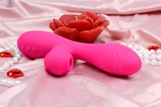 Adore Pulse rotačný tlakový vibrátor na bod G (20,6 cm)
