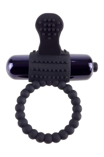 FANTASY C-RINGZ Vibračný silikónový krúžok čierny
