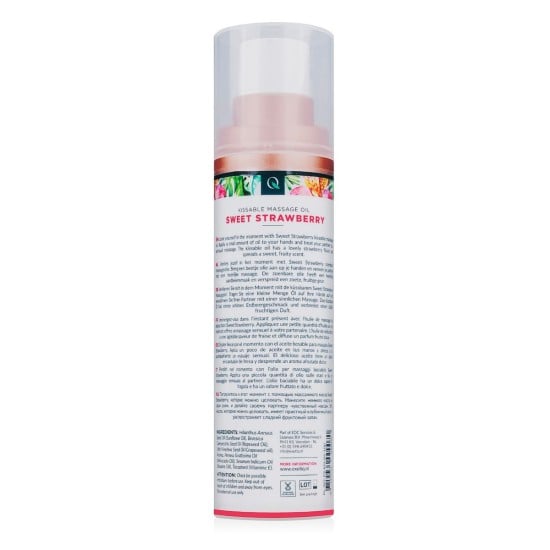 EXOTIQ Masážny olej Sladká Jahoda - 100 ml