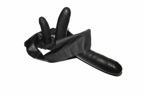 Latexové nohavičky s 3 penismi