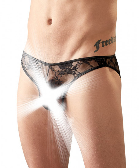 Čierne slipy Lace Secret