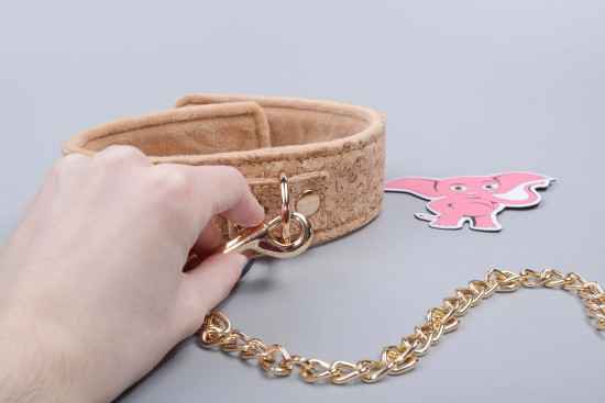 Obojok s vodidlom Vegan Fetish