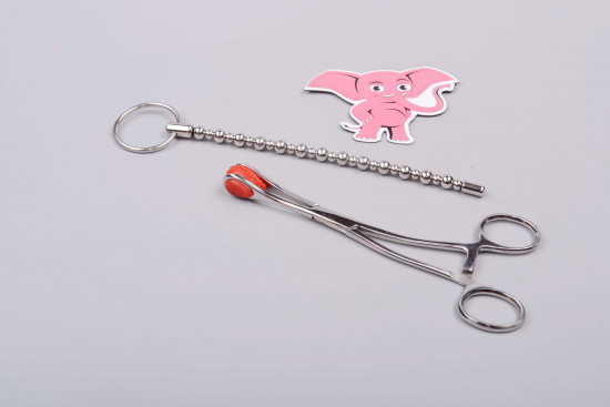 Kovové svorky s gumovými návlekmi Clinic Hard