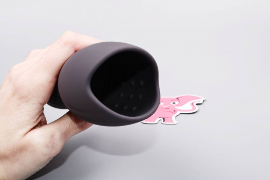 Vibračný masturbátor Squeeze-peasy (14 cm)