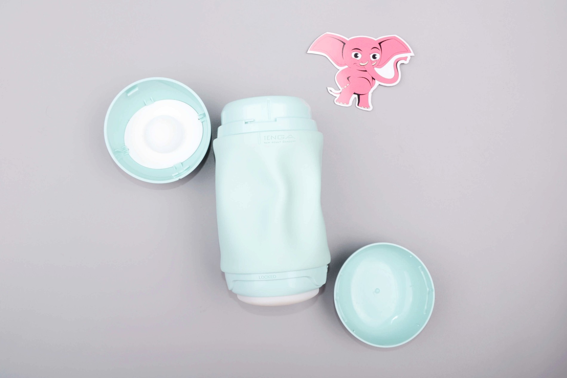 Tenga Puffy Green masturbátor (16,5 cm)
