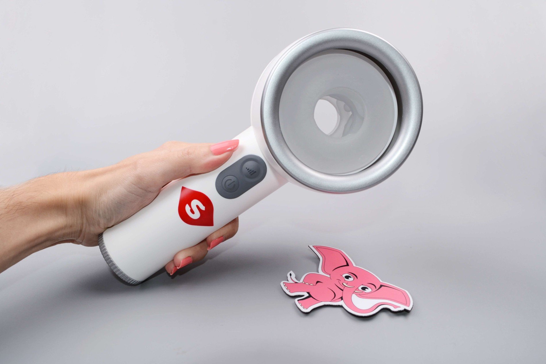 Automatický masturbátor Hammer Time (20,6 cm), v ruke