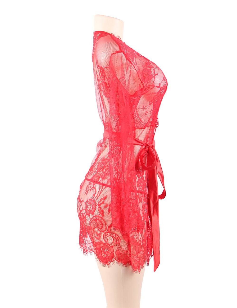 Čipkový župan Deeplove