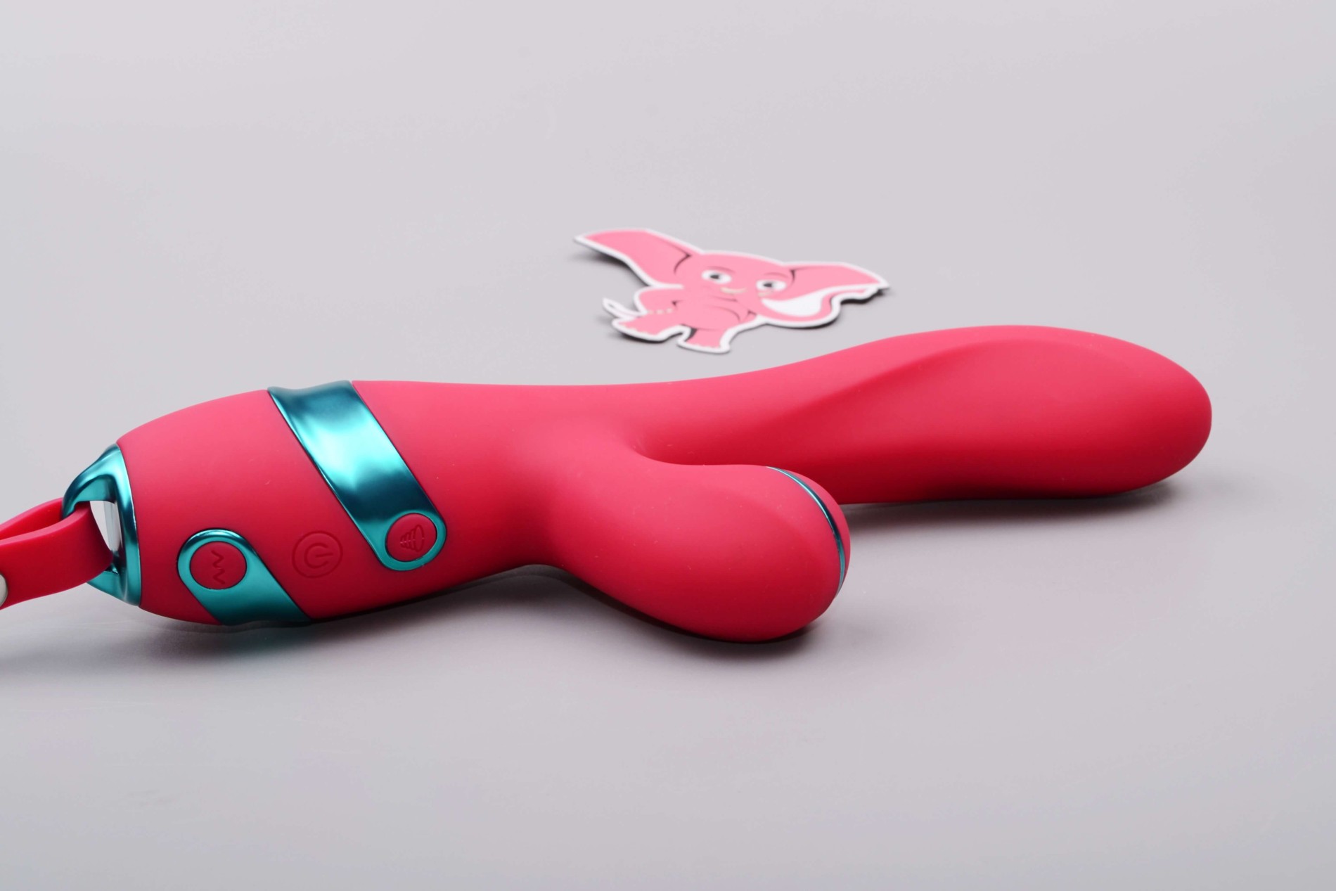 Adore Magenta G Touch tlakový vibrátor (22,8 cm), zapínanie