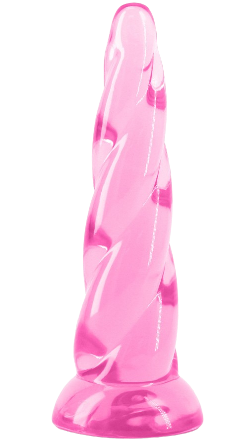 Gélové dildo s prísavkou Fantasia Siren (19 cm), ružové
