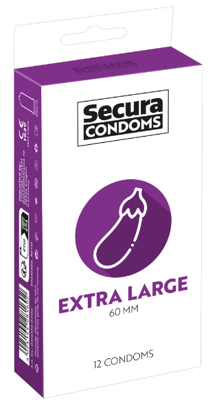 Secura Extra large - veľké kondómy