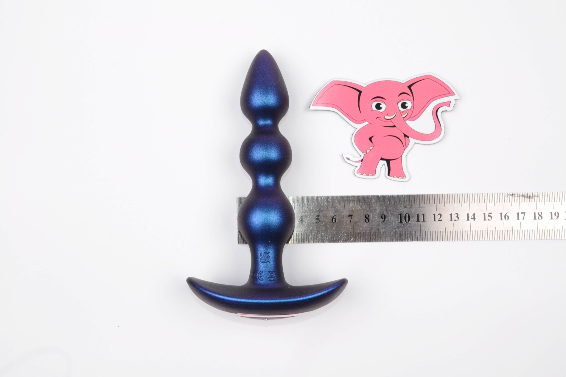 Vibračné análne guličky Buttocks Bold Beaded s diaľkovým ovládaním (16 cm)