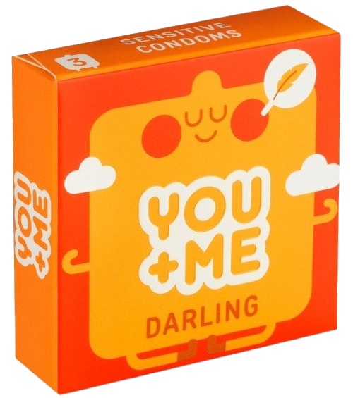 You Me DARLING - ultra tenké kondómy (3 ks)
