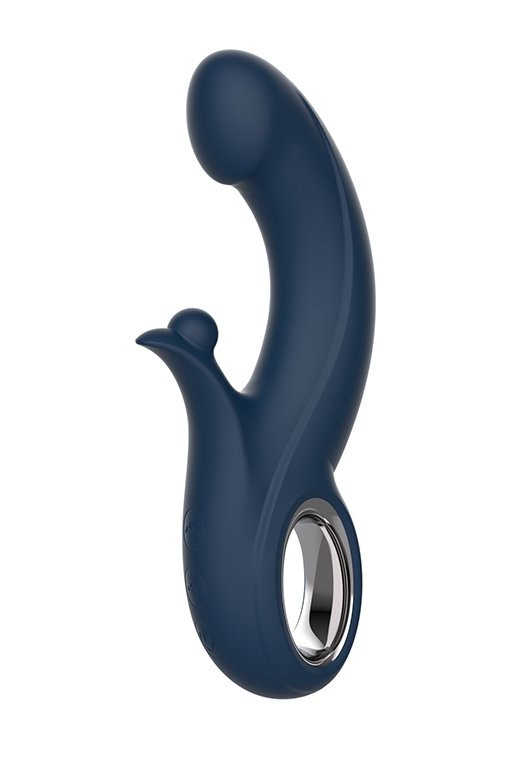 Vibrátor s výbežkom na klitoris Blissful G-Spot Thrill (20 cm)