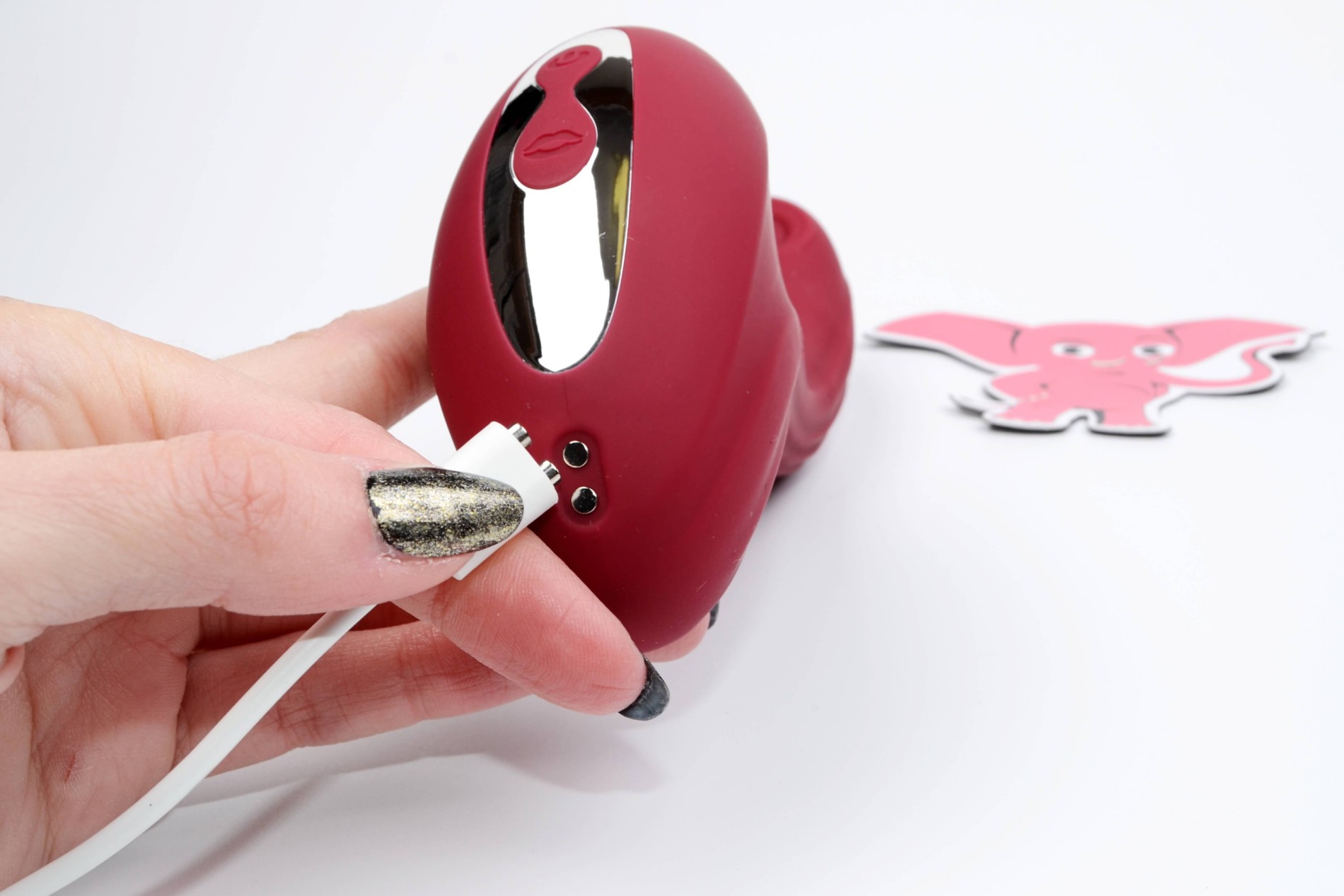 Tepajúci tlakový vibrátor na bod G Pressure Passion (18,1 cm)