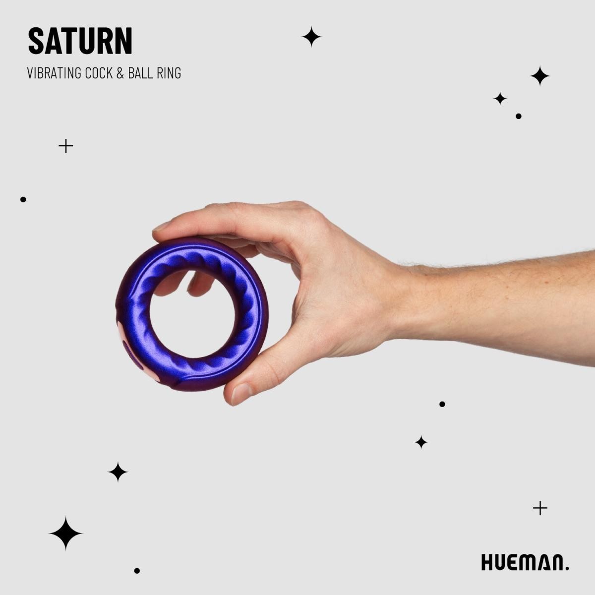 Hueman - Saturn Vibrating Cock Ring