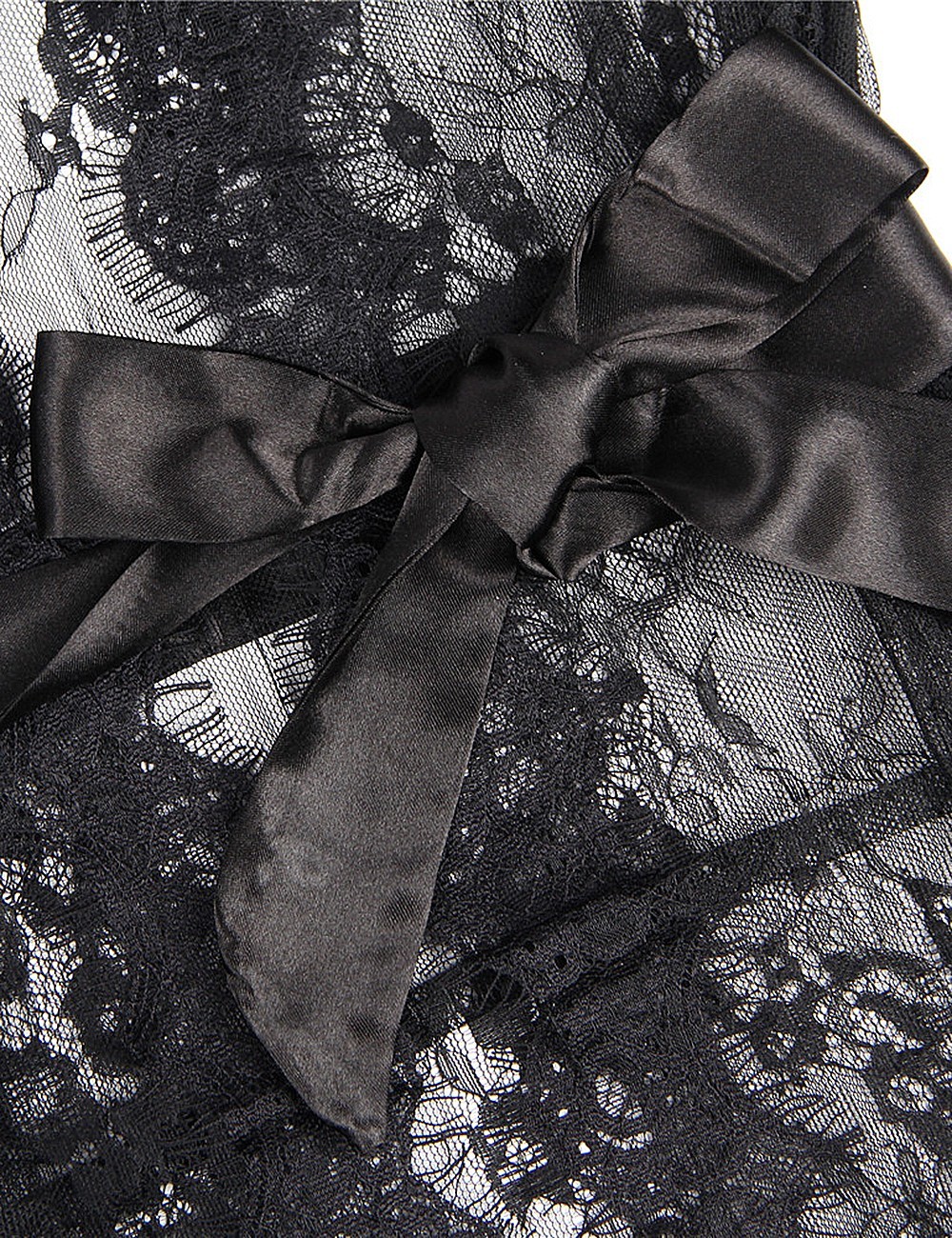 Plus size čipkovaný župan Veronica