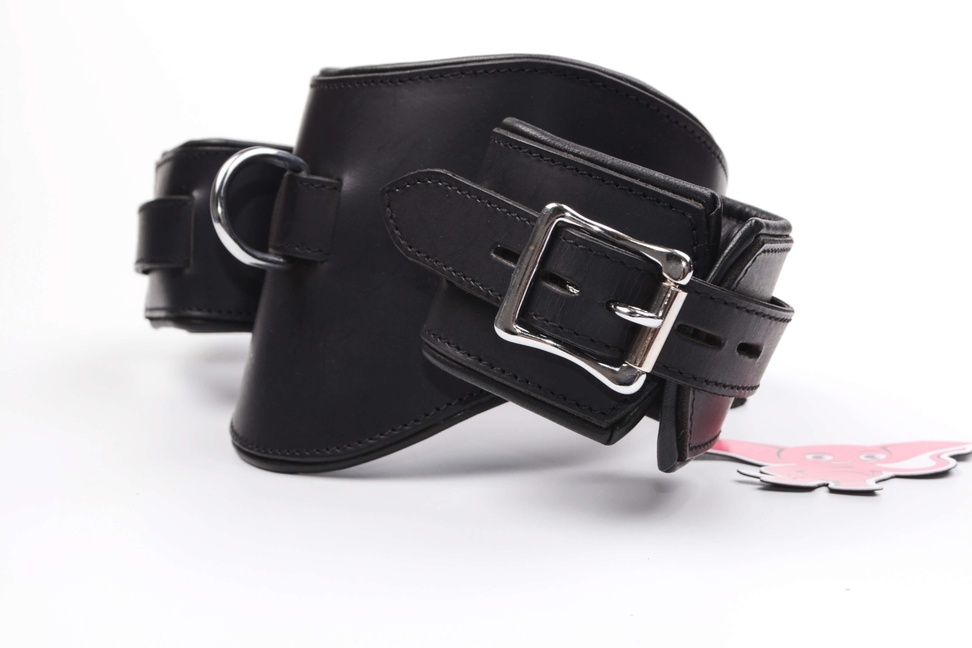 Kožený obojok s putami na ruky Leatherix RestrainMe
