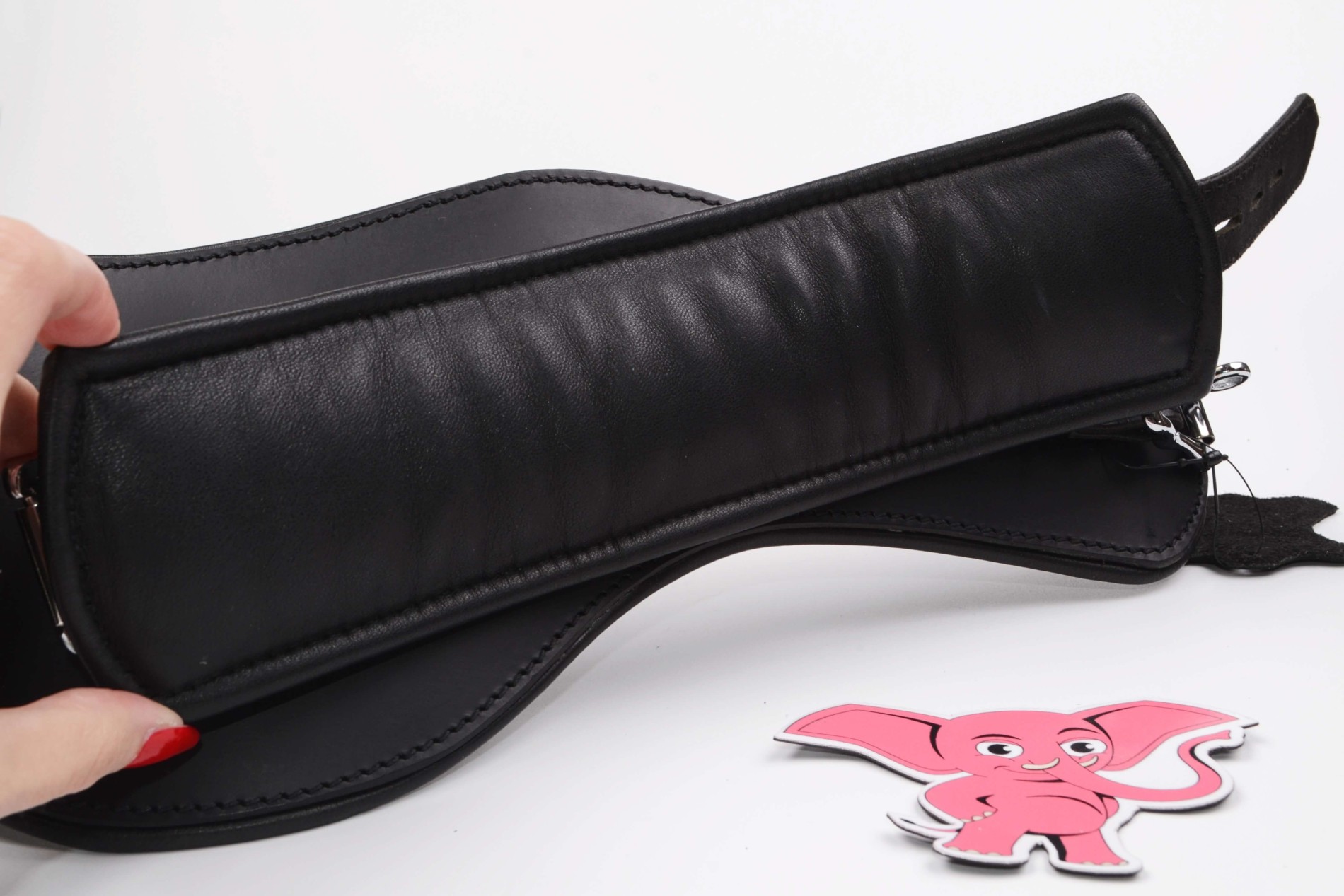Kožený obojok s putami na ruky Leatherix RestrainMe