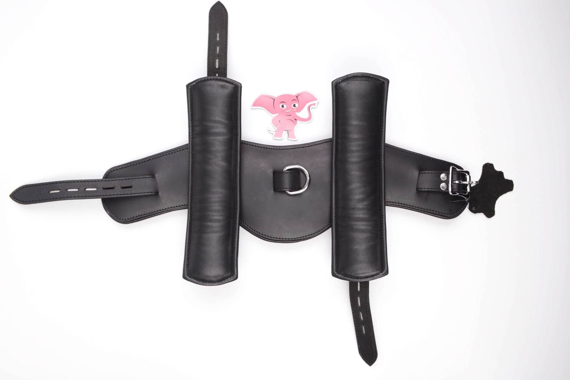 Kožený obojok s putami na ruky Leatherix RestrainMe