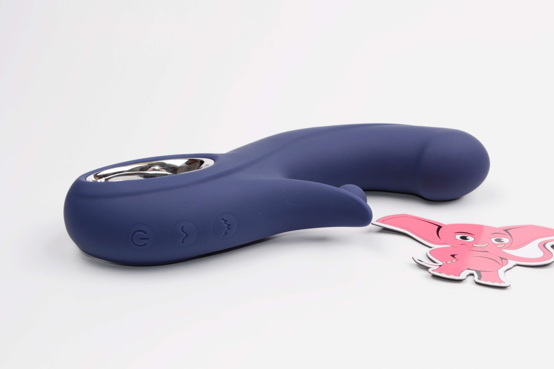 Vibrátor s výbežkom na klitoris Blissful G-Spot Thrill (20 cm)