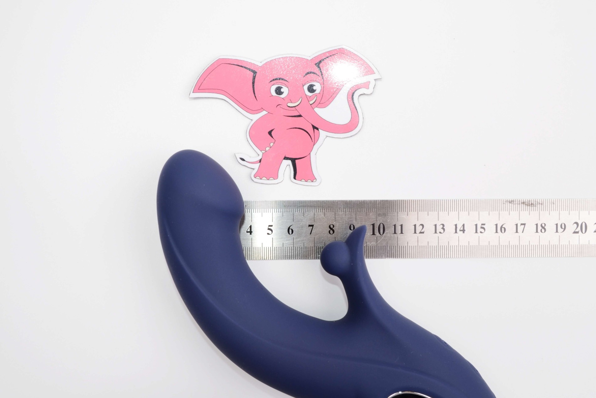 Vibrátor s výbežkom na klitoris Blissful G-Spot Thrill (20 cm)