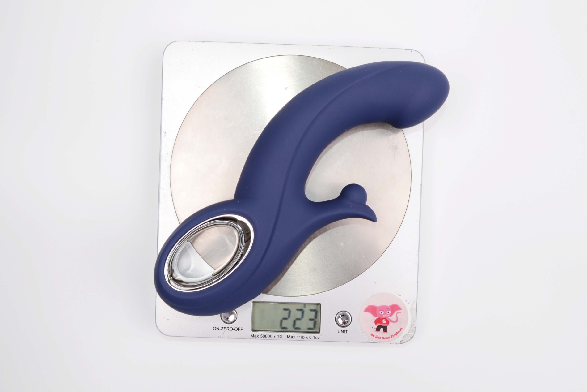 Vibrátor s výbežkom na klitoris Blissful G-Spot Thrill (20 cm)