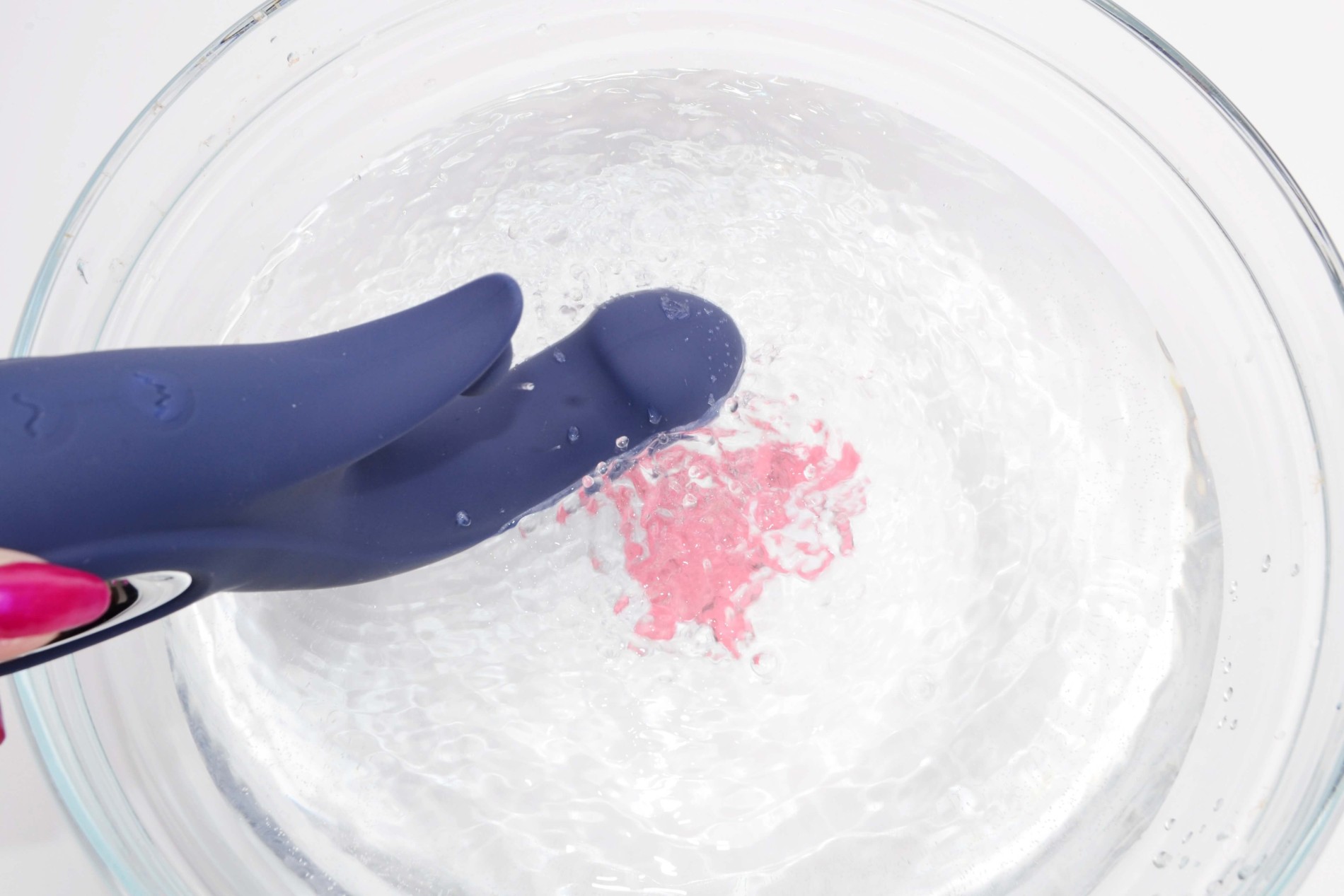 Vibrátor s výbežkom na klitoris Blissful G-Spot Thrill (20 cm)