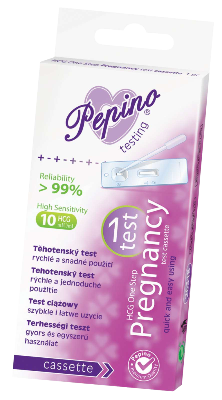 PEPINO Cassette tehotenský test 1 ks