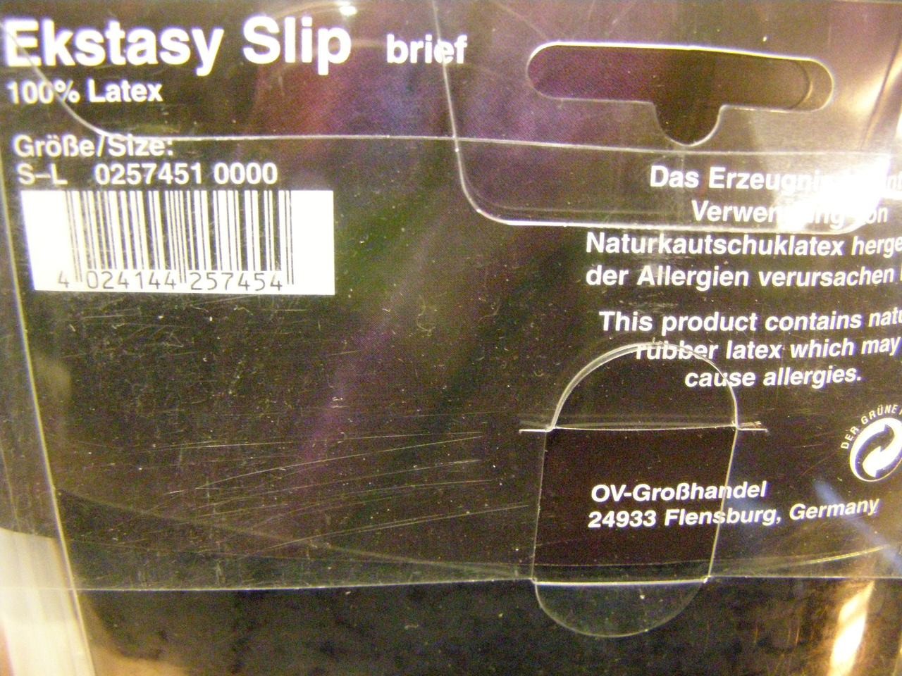 Latexové nohavičky s výstupkami