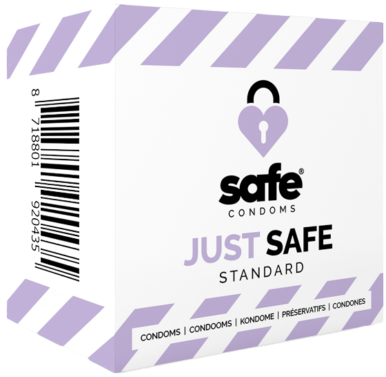 SAFE - Condoms with Silicone-Based Lubricant Standard 5 pcs