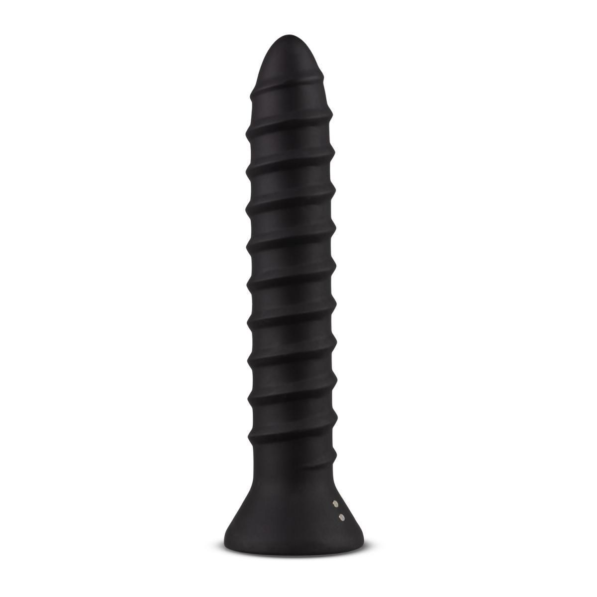 EASYTOYS ANAL COLLECTION vibračný análny kolík so závitovým tvarom – veľký