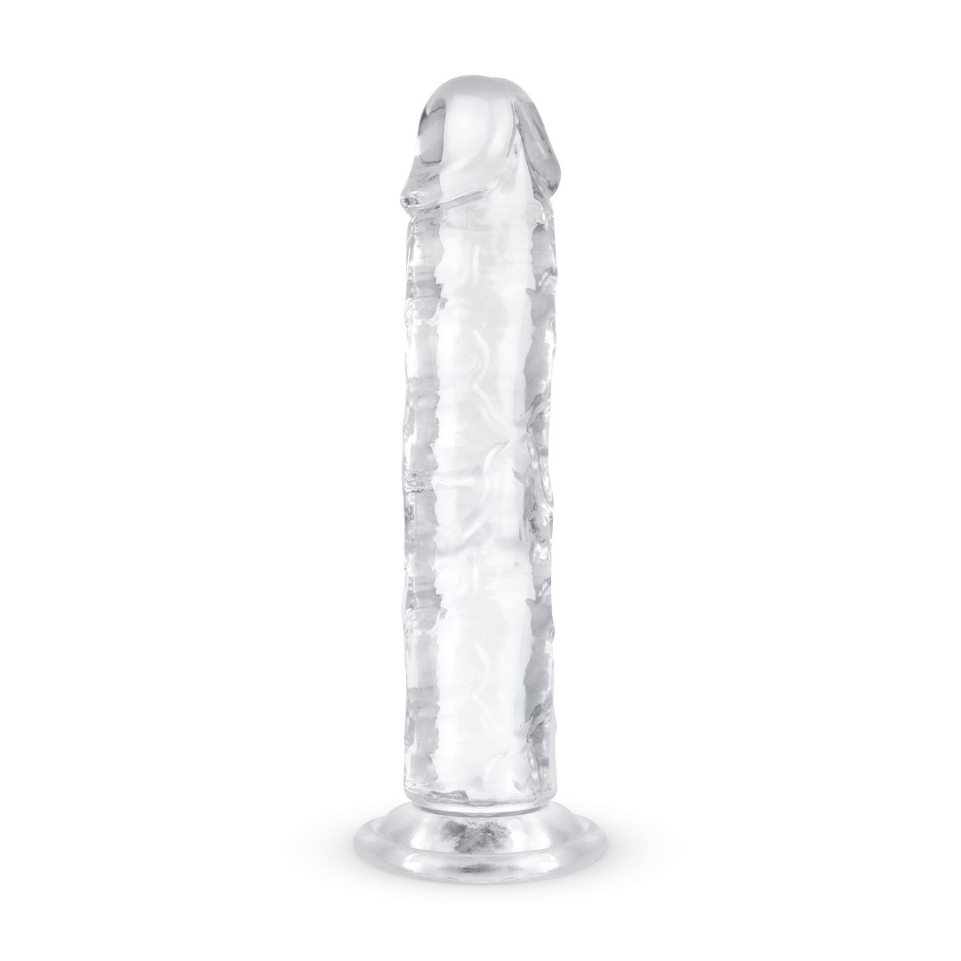 EASYTOYS DILDO KOLEKCIA Želé dildo bez semenníkov - 16 cm