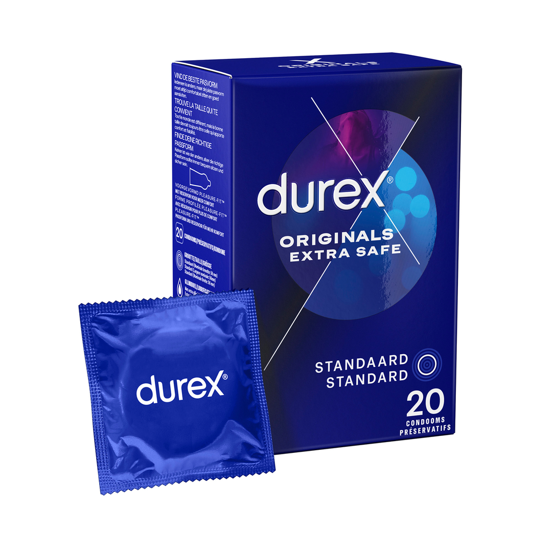 Durex Originals Extra Safe - Kondómy - 20 kusov